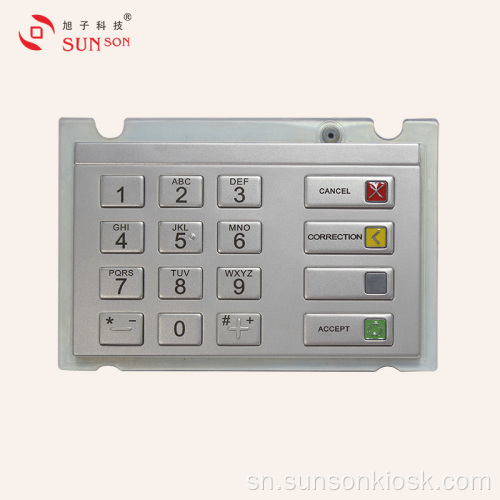 Diki Saizi Encryption PIN pad yekubhadhara Kiosk